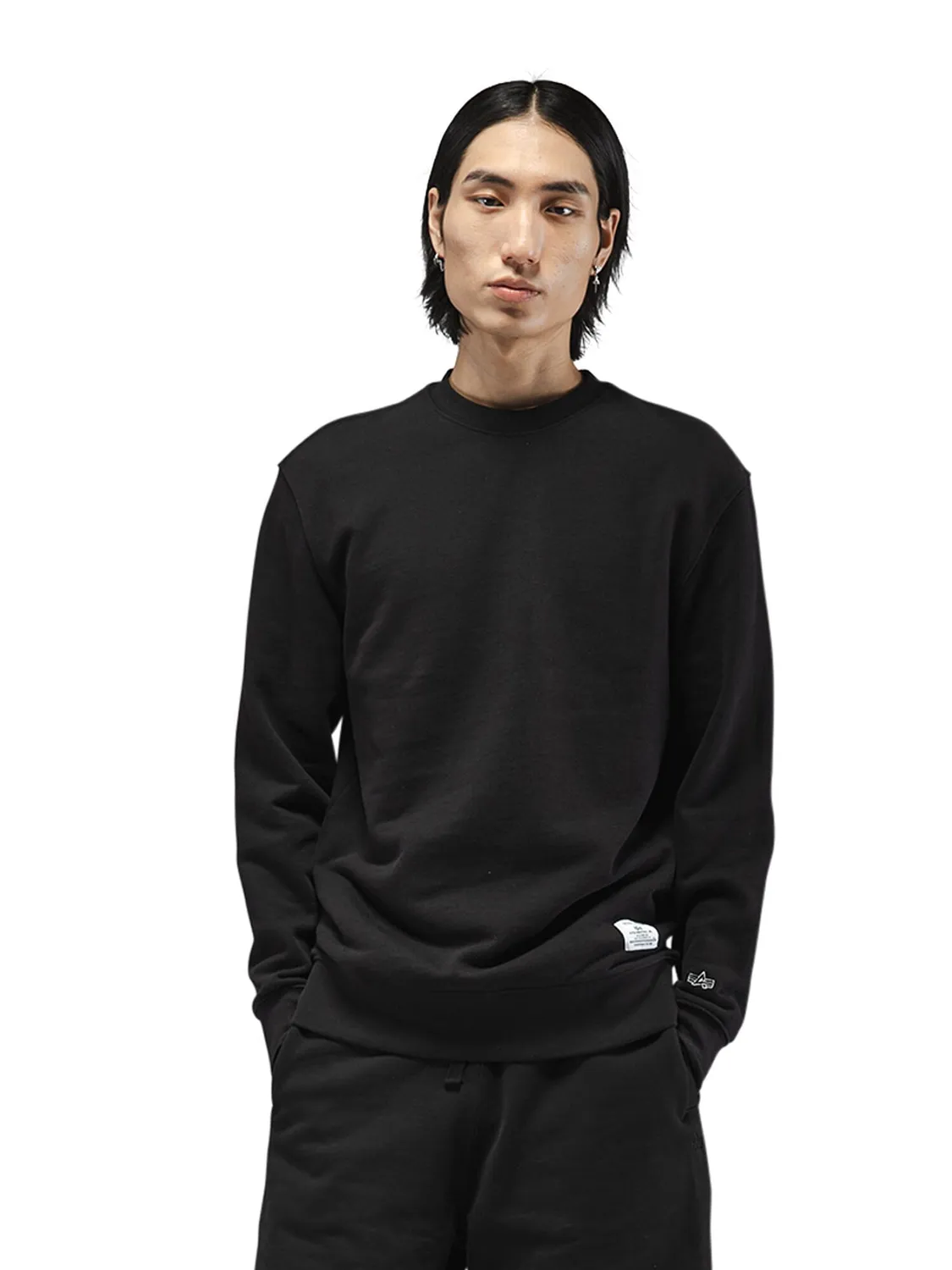 Alpha Industries Essential French Terry Gen II sweat Noir