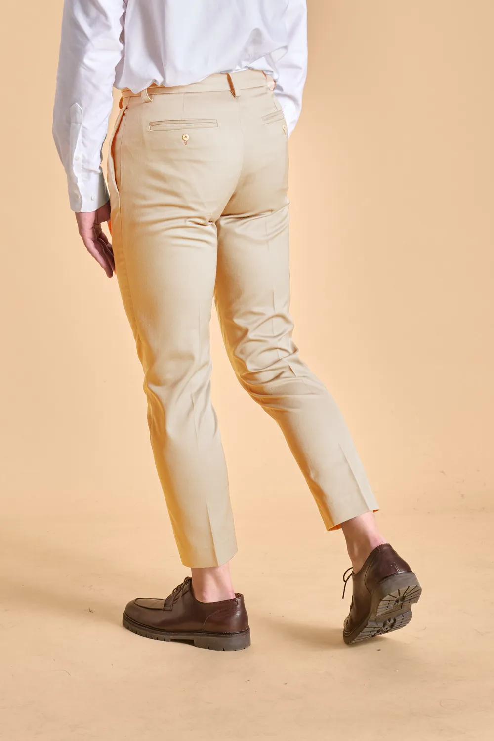 SOUBACQ Pantalon Regent Homme pantalon gabardine sable