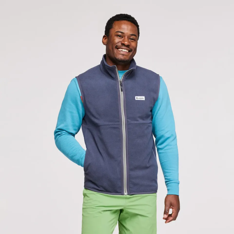 Cotopaxi Amado Fleece Vest gilet homme Graphite polaire recyclée
