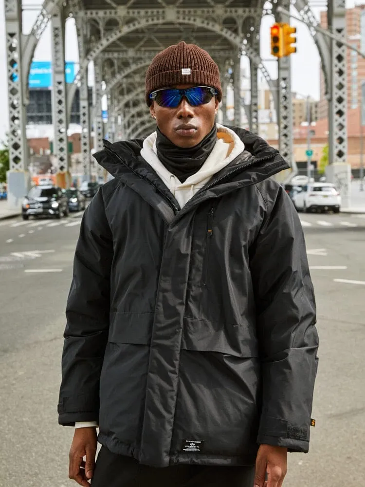 Alpha Industries Raglan Parka parka noir grand froid