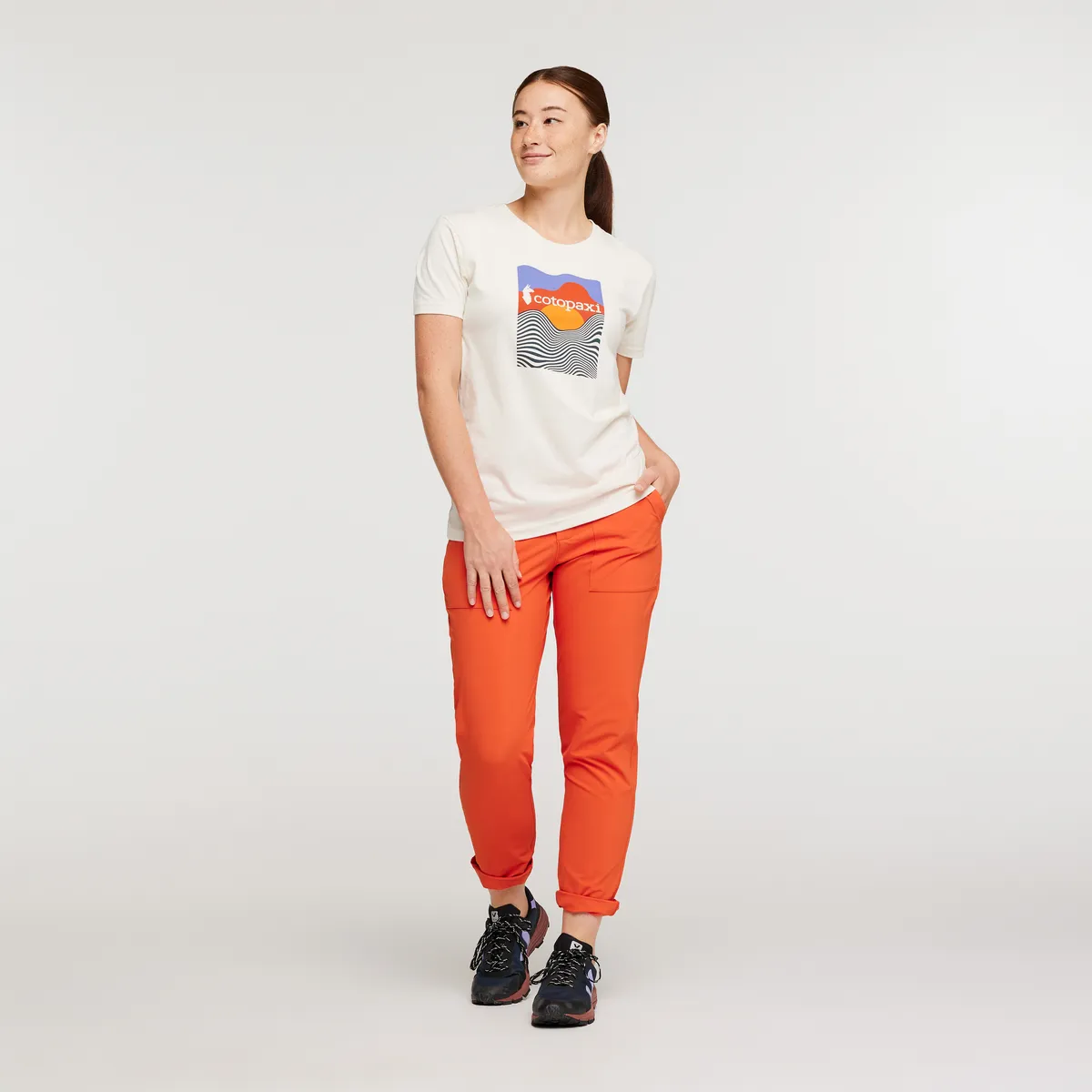 Cotopaxi Vibe t-shirt femme Bone imprimé