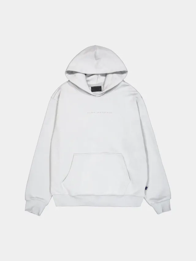 Alpha Industries Base hoodie sweat capuche gris pastel coton