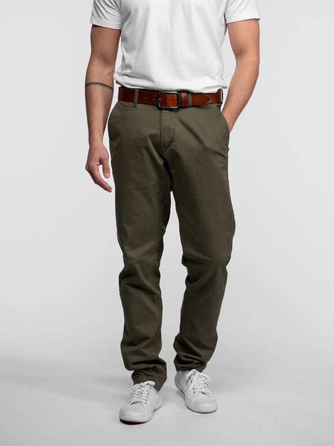 Daytona Platees pantalon chino beige stretch