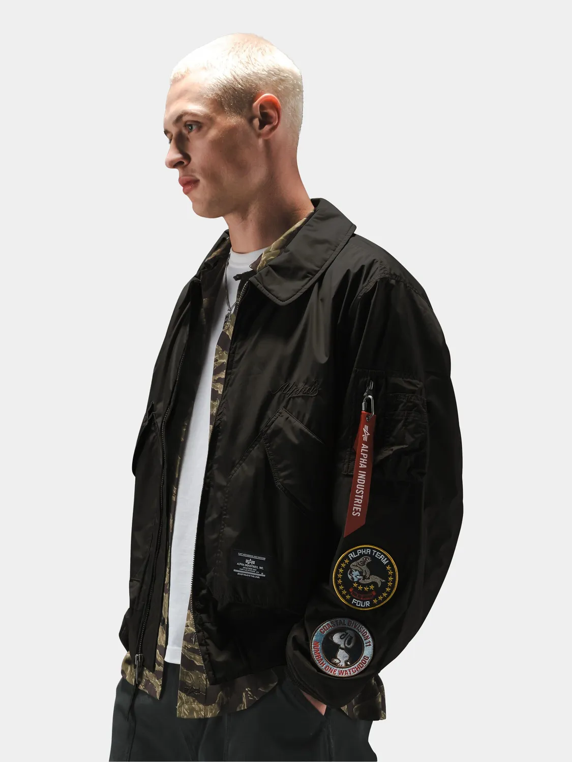Alpha Industries CWU 36/P bomber noir léger déperlant