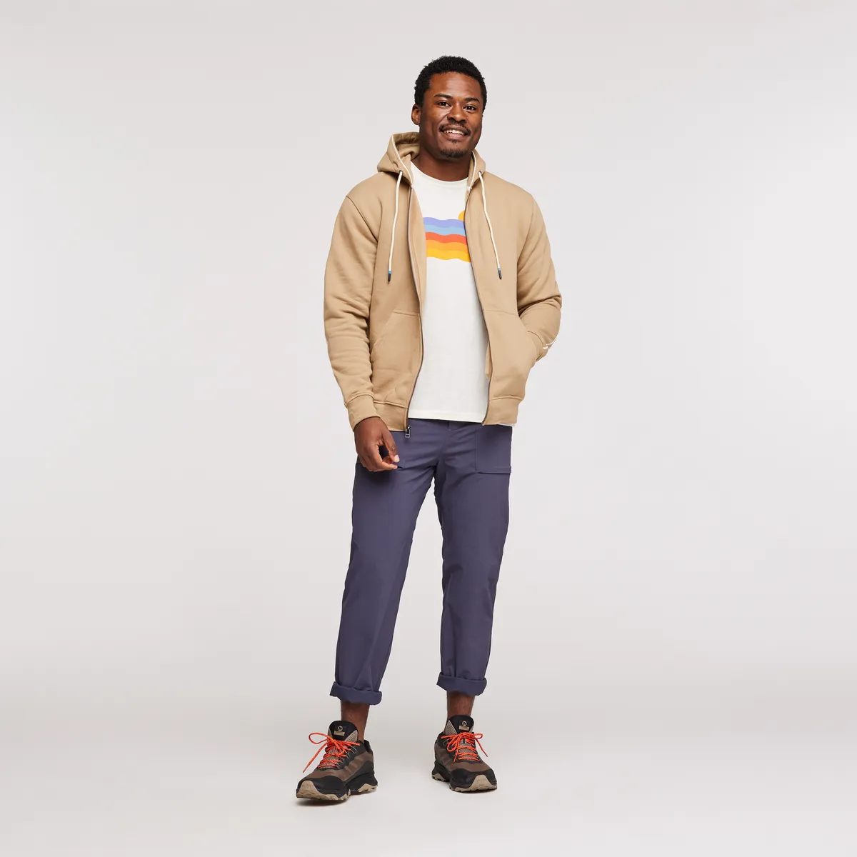 Cotopaxi Do Good sweat zip homme Desert coton bio