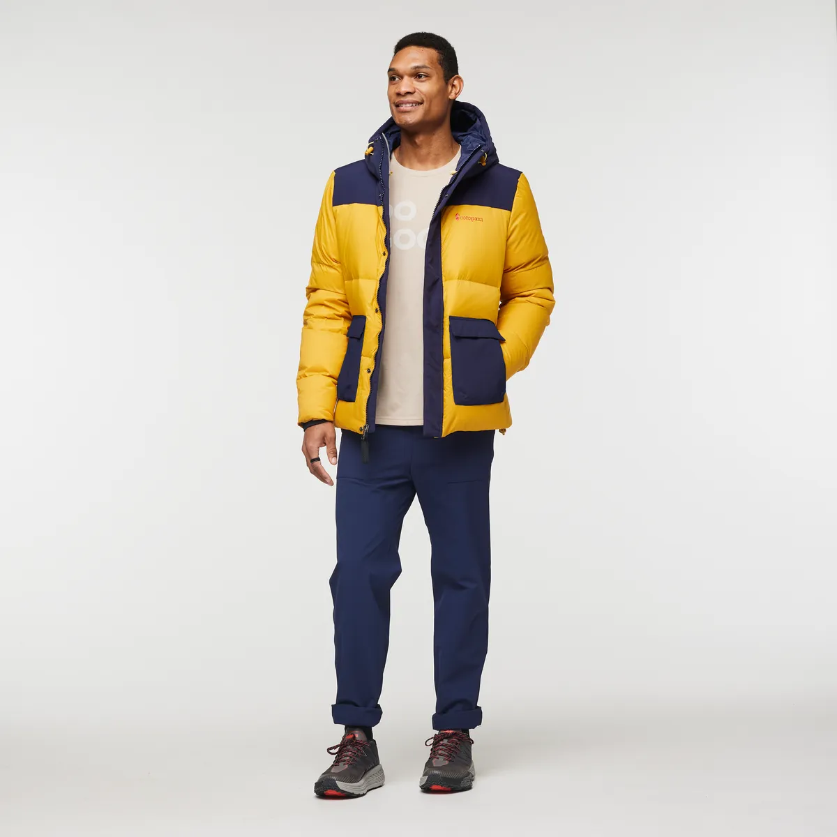 Cotopaxi Solazo Down parka homme Maritime Amber duvet 600