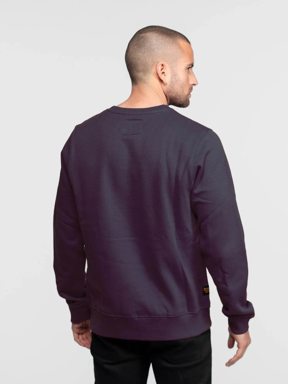 DAYTONA Harrisson sweat col rond navy molleton