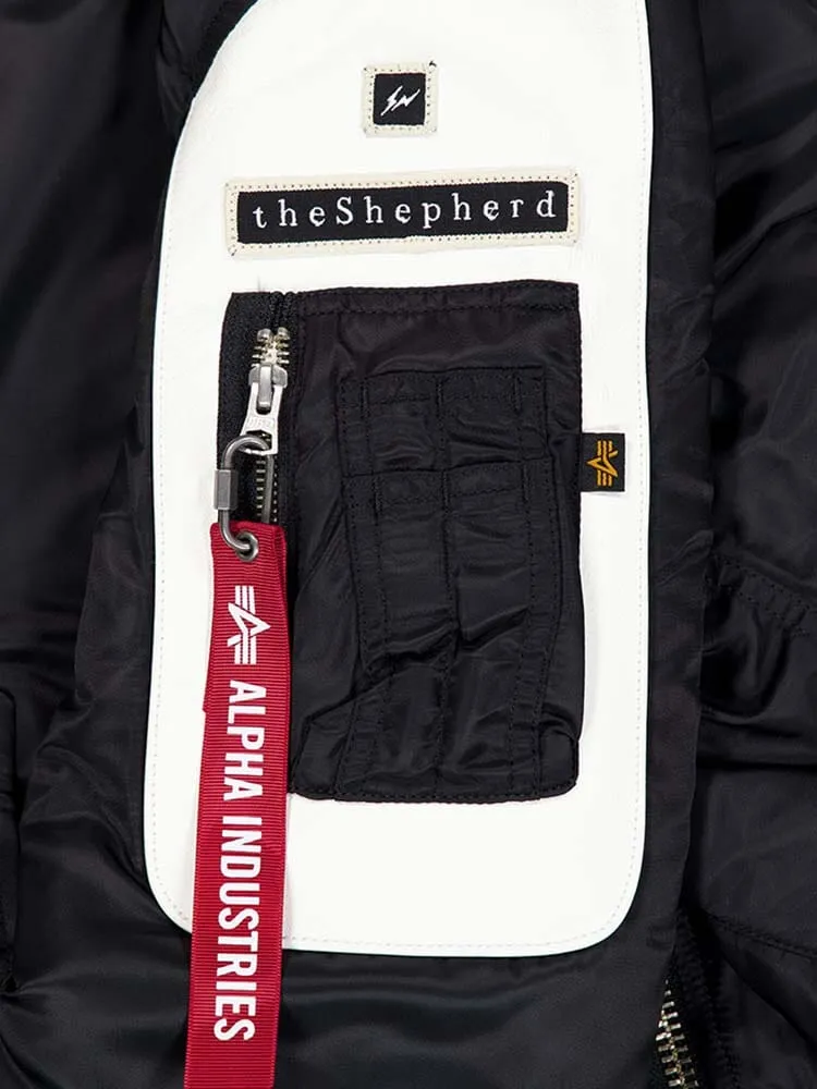 Alpha Industries Undercover Shepherd MA-1 bomber noir