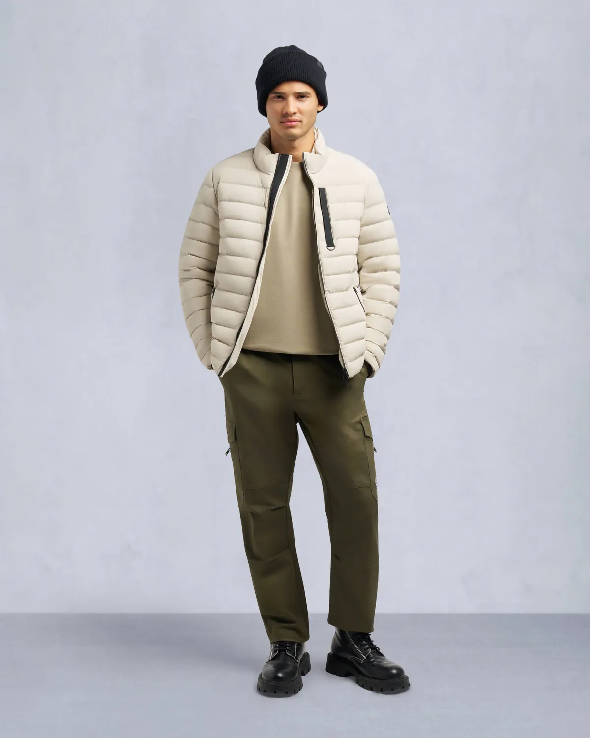 Moose Knuckles Laki Down blouson noir déperlant