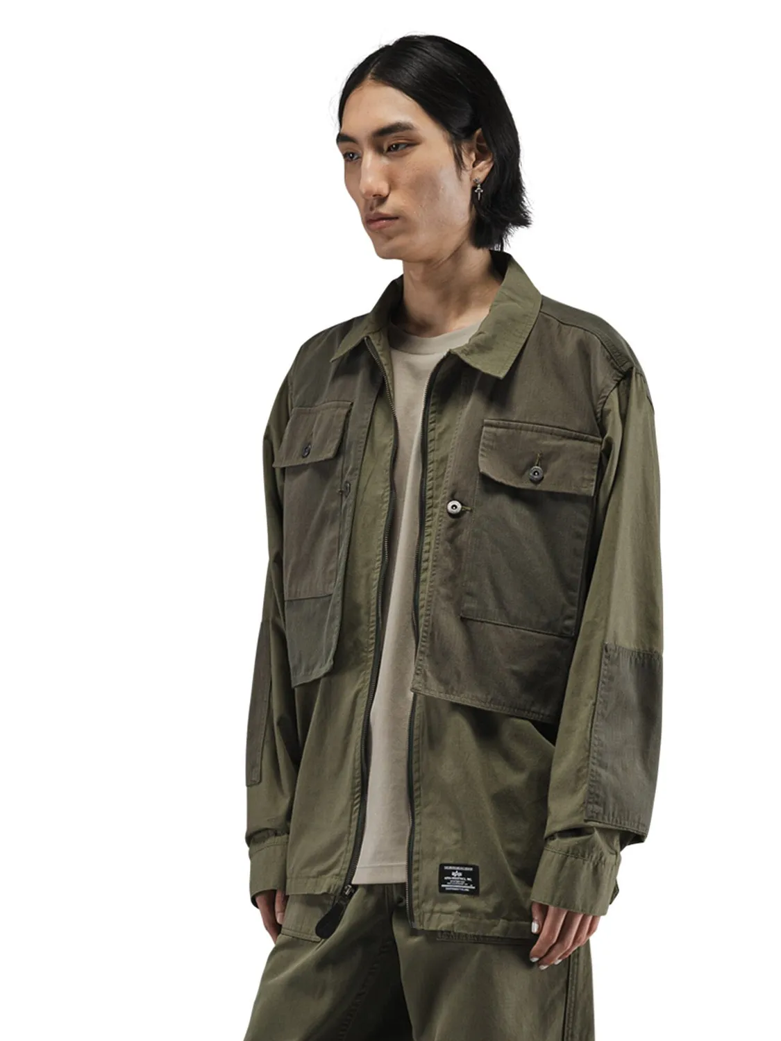 Alpha Industries P-44 Surchemise OG-107 Green coton léger