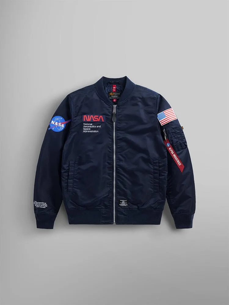 Alpha Industries NASA L-2B Gen II bomber bleu replica