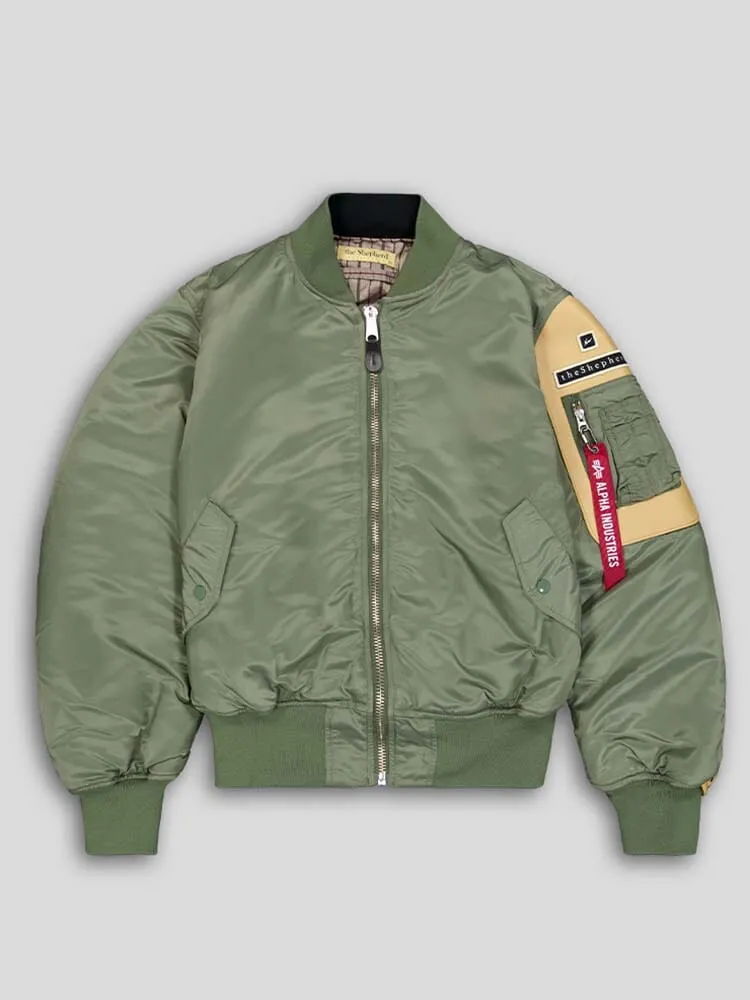 Alpha Industries Undercover Shepherd MA-1 bomber noir