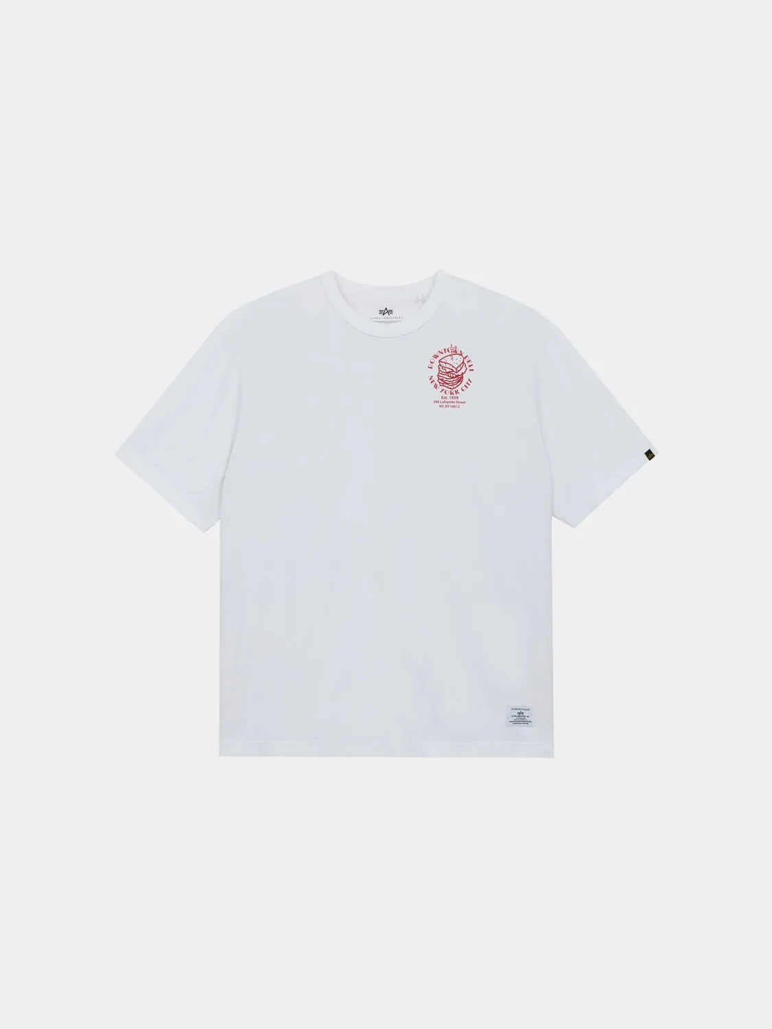 Alpha Industries Downtown Deli t-shirt bleu relaxed