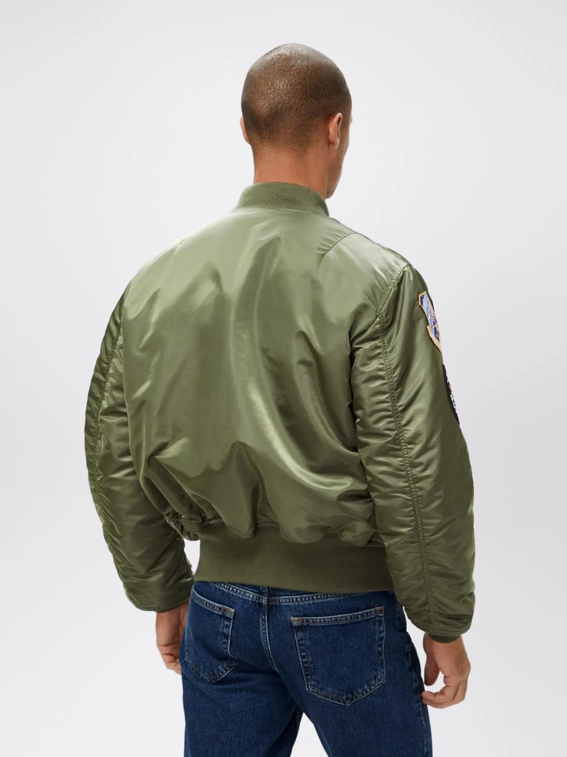 Alpha Industries MA-1 Squadron blouson réversible sage