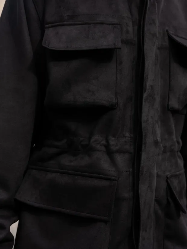 Hollington Corrib veste noire microcachemire