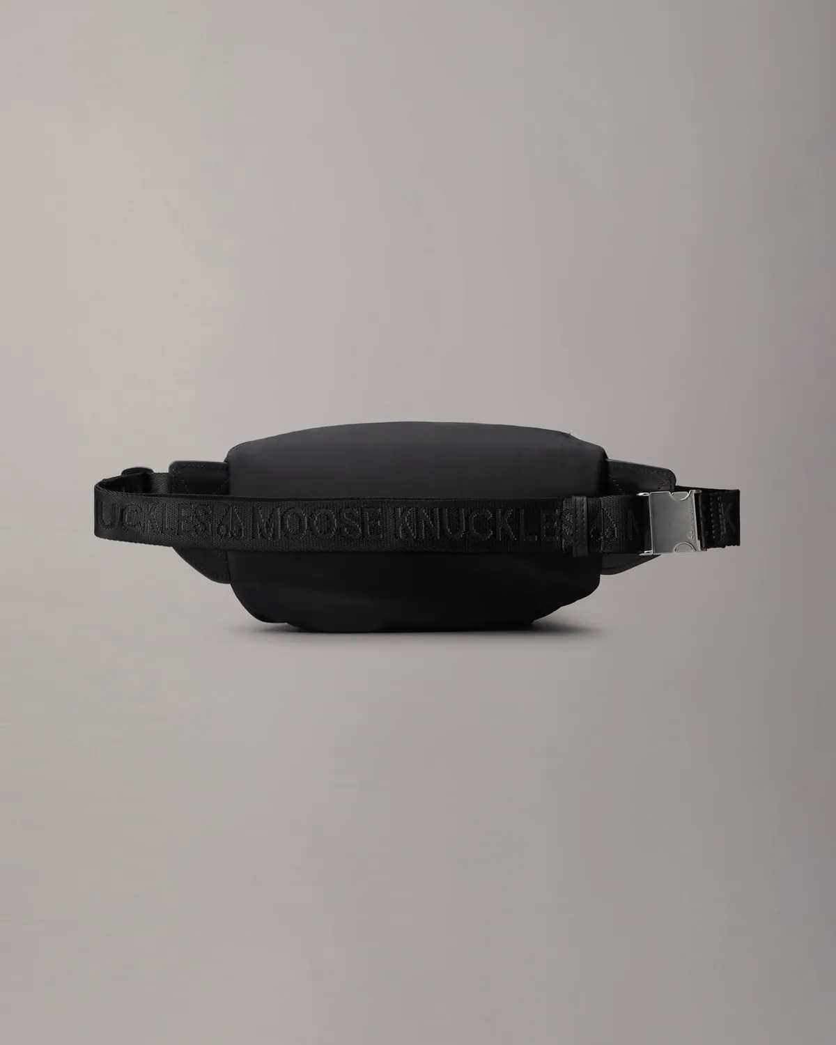 Moose Knuckles Logo Waist Bag sac banane Black logo