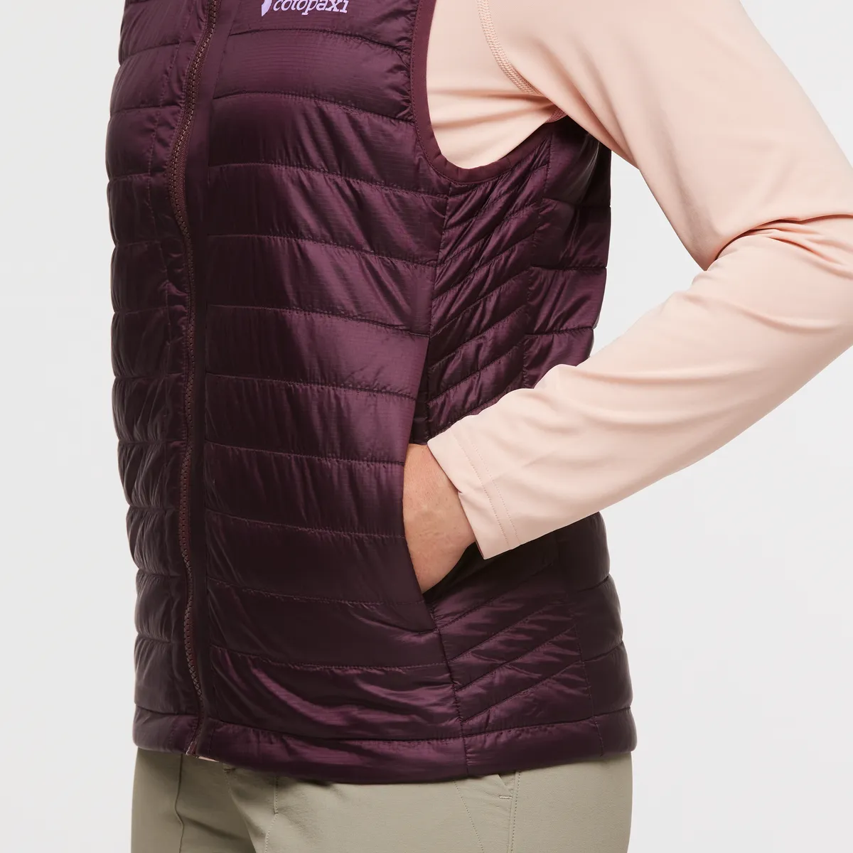 Cotopaxi Capa gilet matelassé femme wine