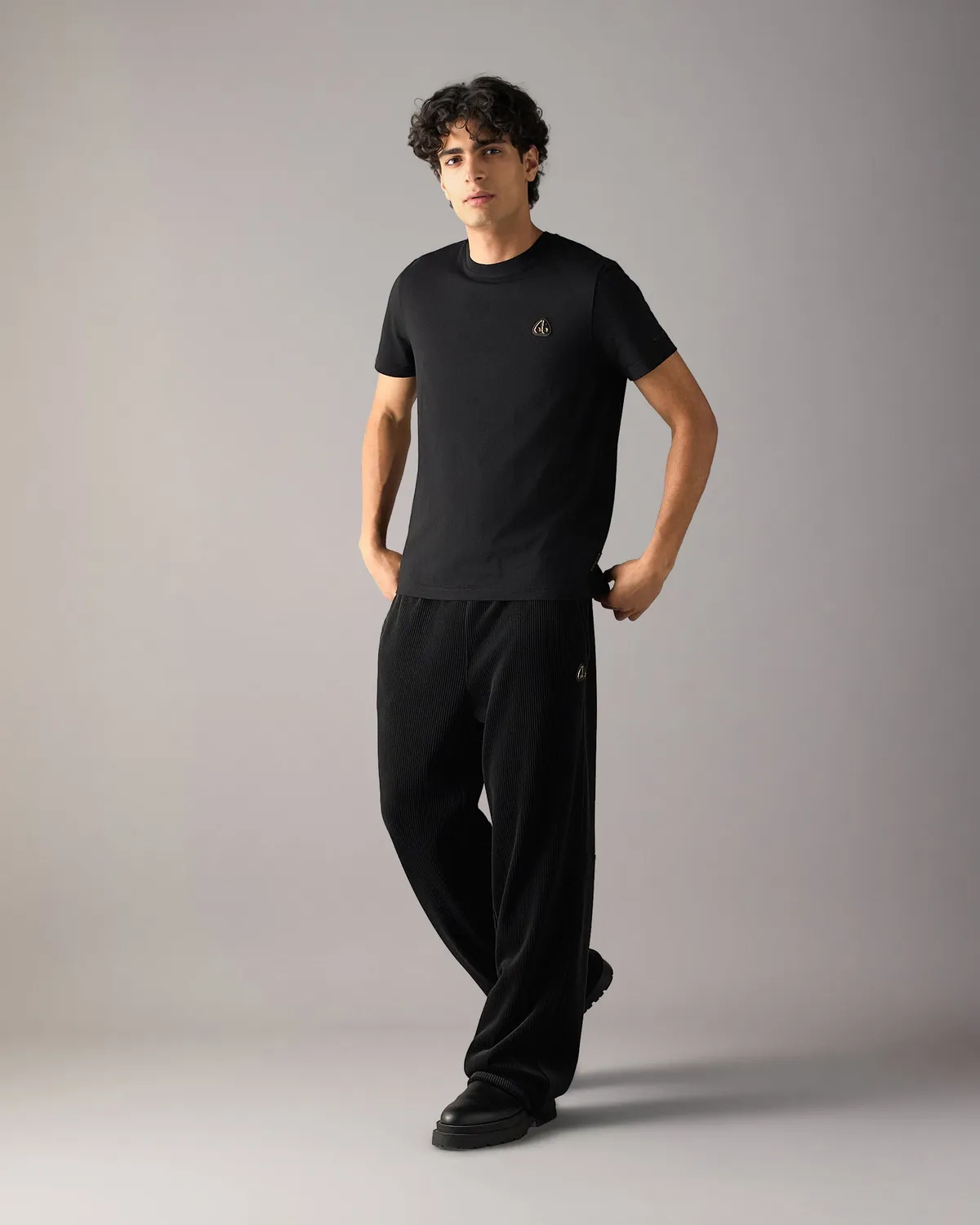 Moose Knuckles Gold Series Crescent T-Shirt navy homme