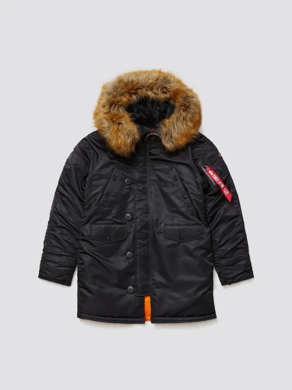 Alpha Industries N-3B parka femme noire grand froid