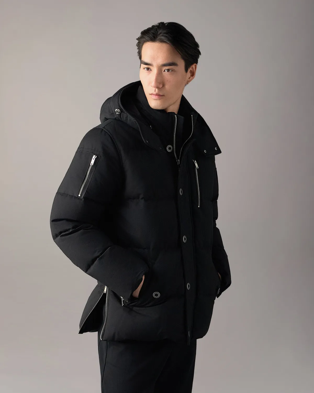 Moose Knuckles Original 3Q doudoune noir grand froid