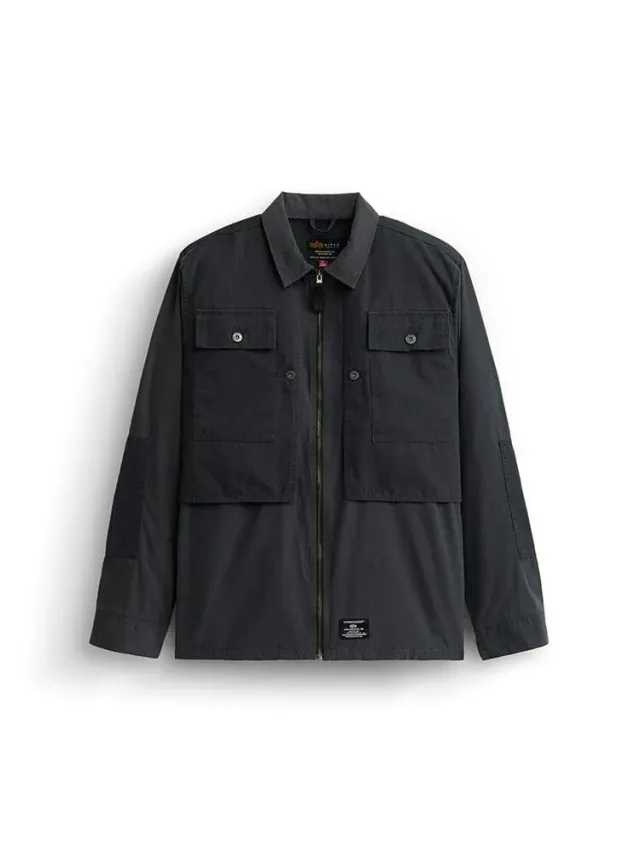 Alpha Industries P-44 surchemise charcoal manches longues