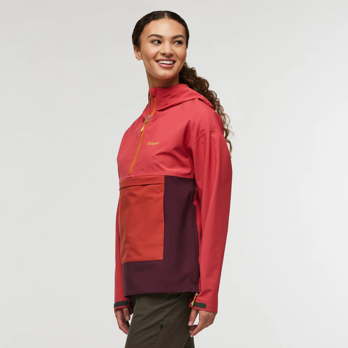 Cotopaxi Cielo Rain Anorak anorak femme Strawberry Wine déperlant