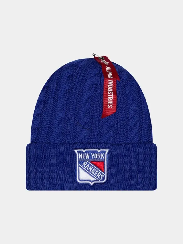 Alpha Industries Rangers New Era bonnet bleu royal
