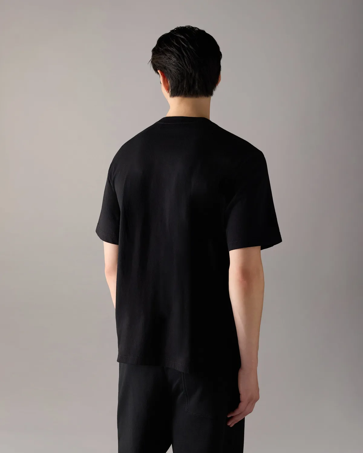 Moose Knuckles Yul Classic t-shirt noir col rond