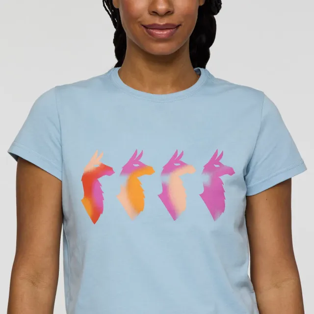 Cotopaxi Cuatro Bitmap T-shirt femme Iceberg coton bio