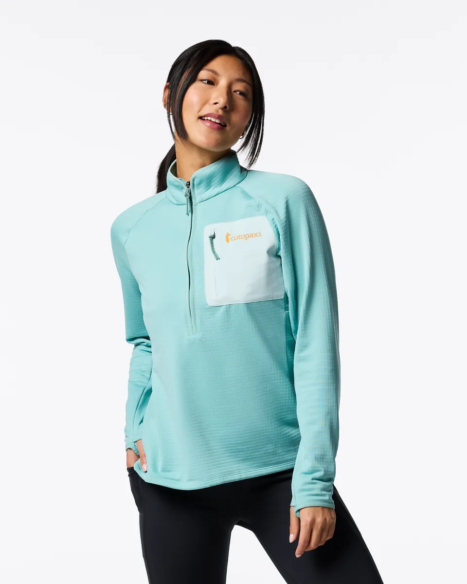 Cotopaxi Otero polaire femme Tide Pool demi-zip