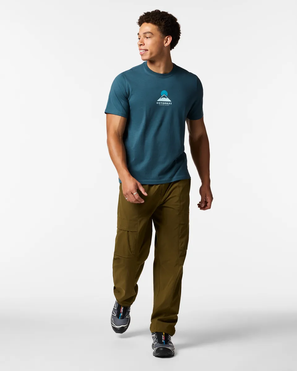 Cotopaxi Mountain t-shirt homme Ocean coton bio