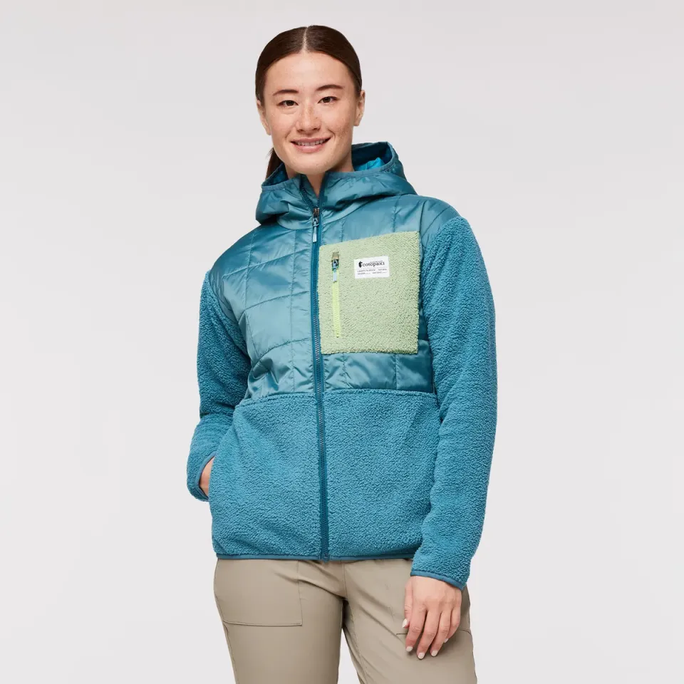 Cotopaxi Trico veste femme Blue Spruce Drizzle chaude