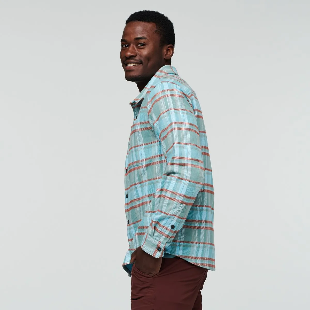 Cotopaxi Mero chemise flanelle homme Oak Plaid coton bio