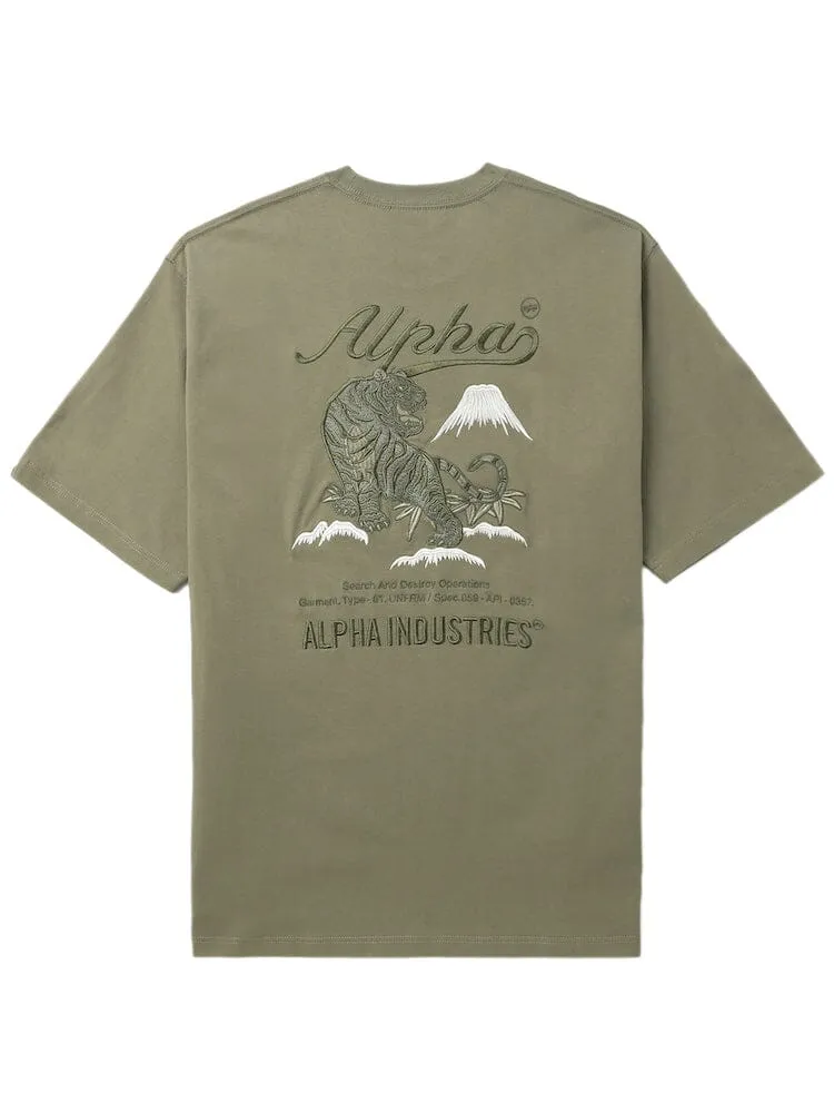 Alpha Industries UNFRM Tiger t-shirt coton kaki
