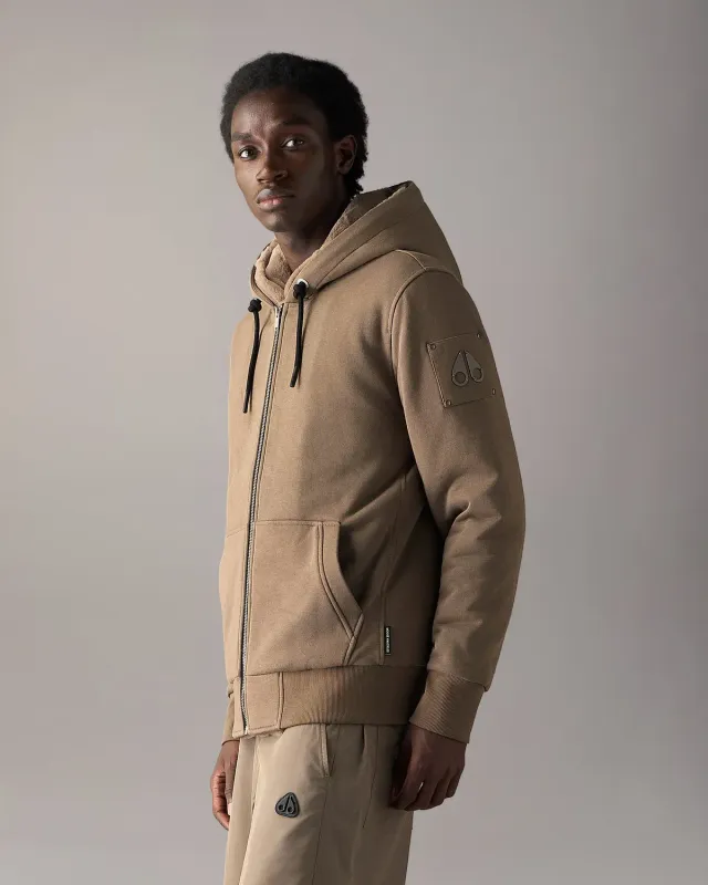 Moose Knuckles Classic Bunny hoodie molleton ashen