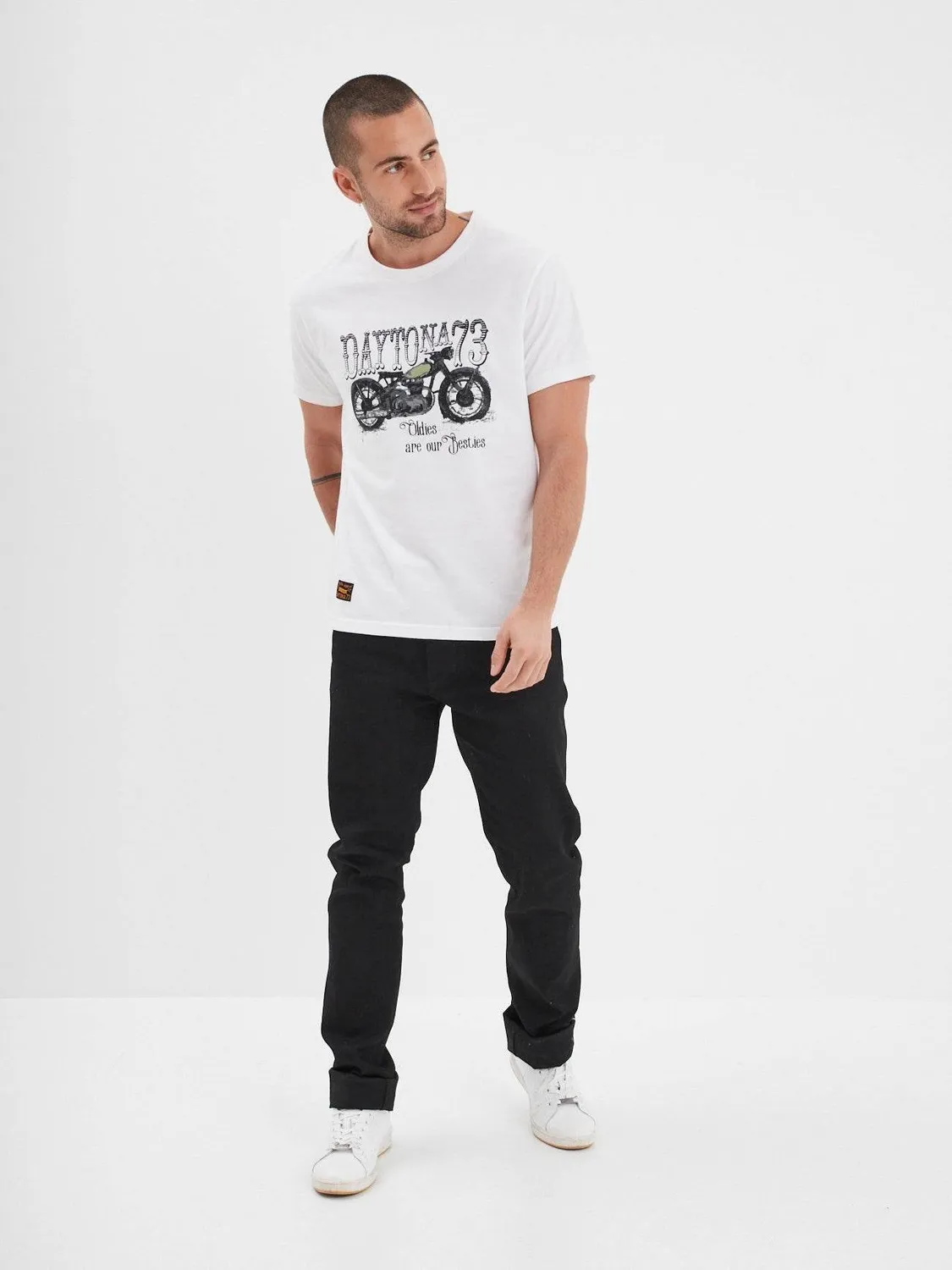 DAYTONA Kooskia t-shirt moto homme coton décontracté
