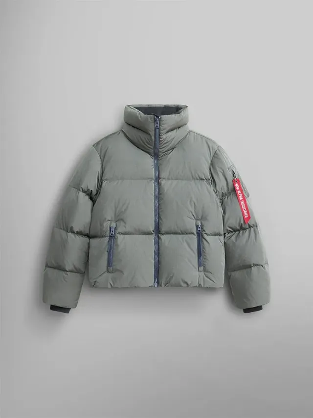 Alpha Industries Sierra Short doudoune parka gris femme