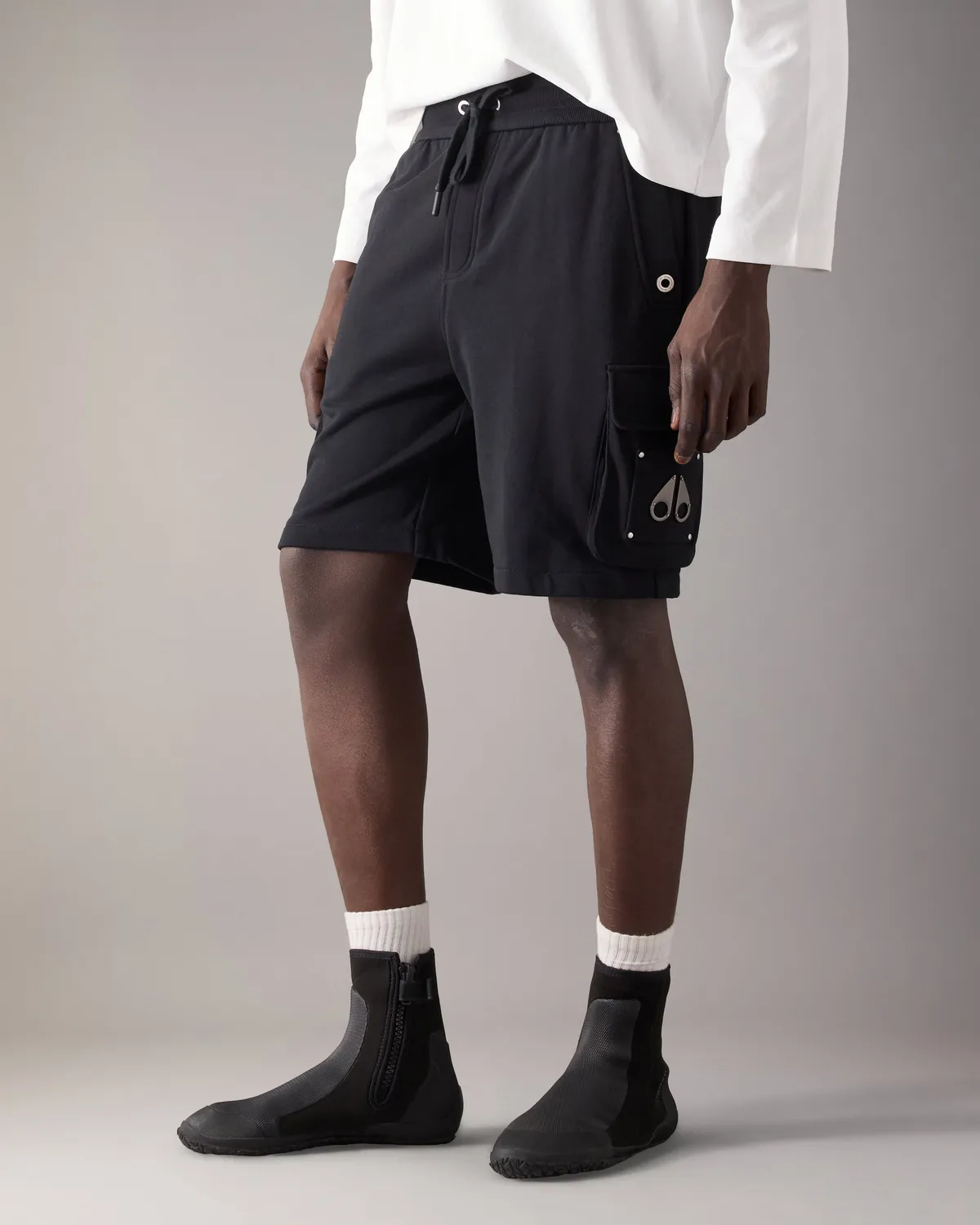 Moose Knuckles Hartsfield Cargo short noir coton