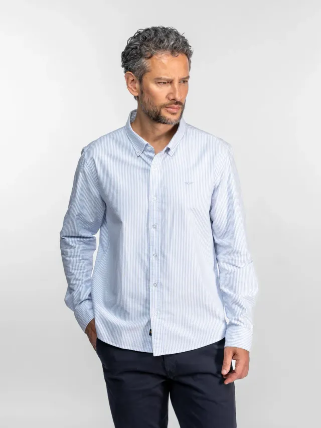 Daytona Shirof chemise oxford bleu clair