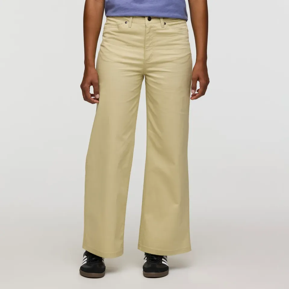 Cotopaxi Ambato Wide Leg pantalon femme coton stretch