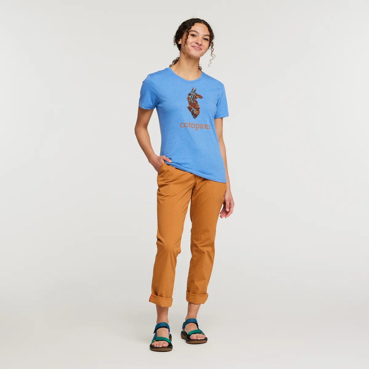 Cotopaxi Altitude Llama t-shirt femme Nectar lama kaléidoscope