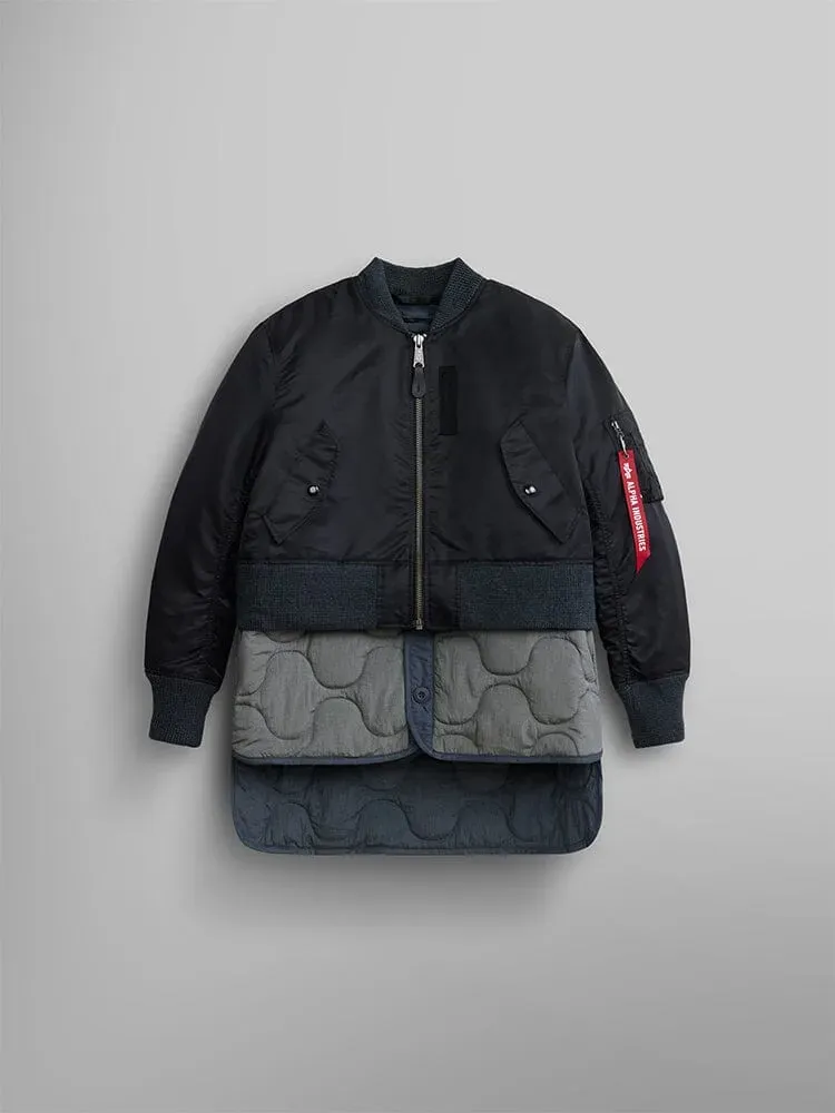 Alpha Industries MA-1 3-en-1 blouson matelassé femme noir