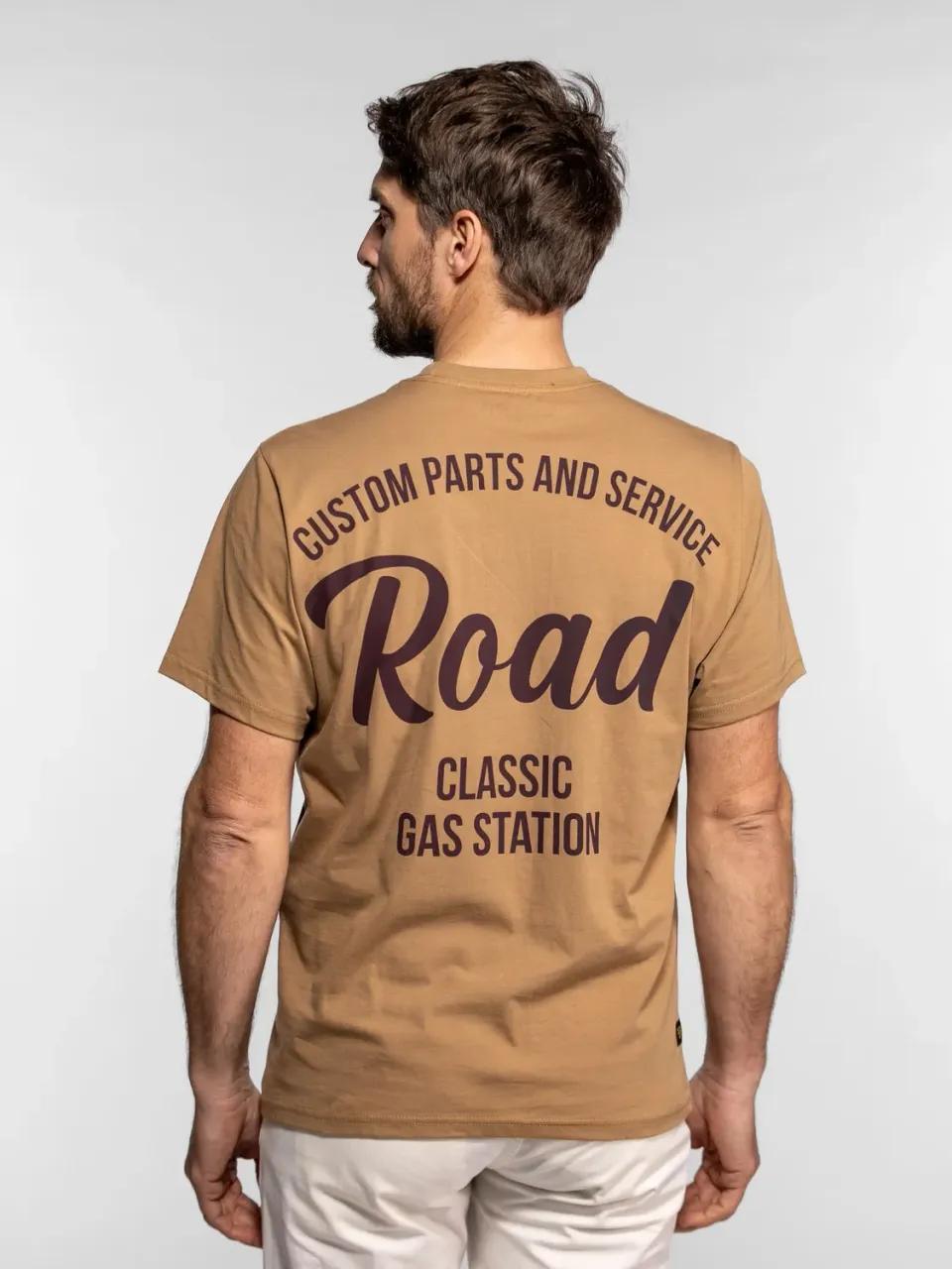 Daytona Vernon t-shirt worker beige coton peigné