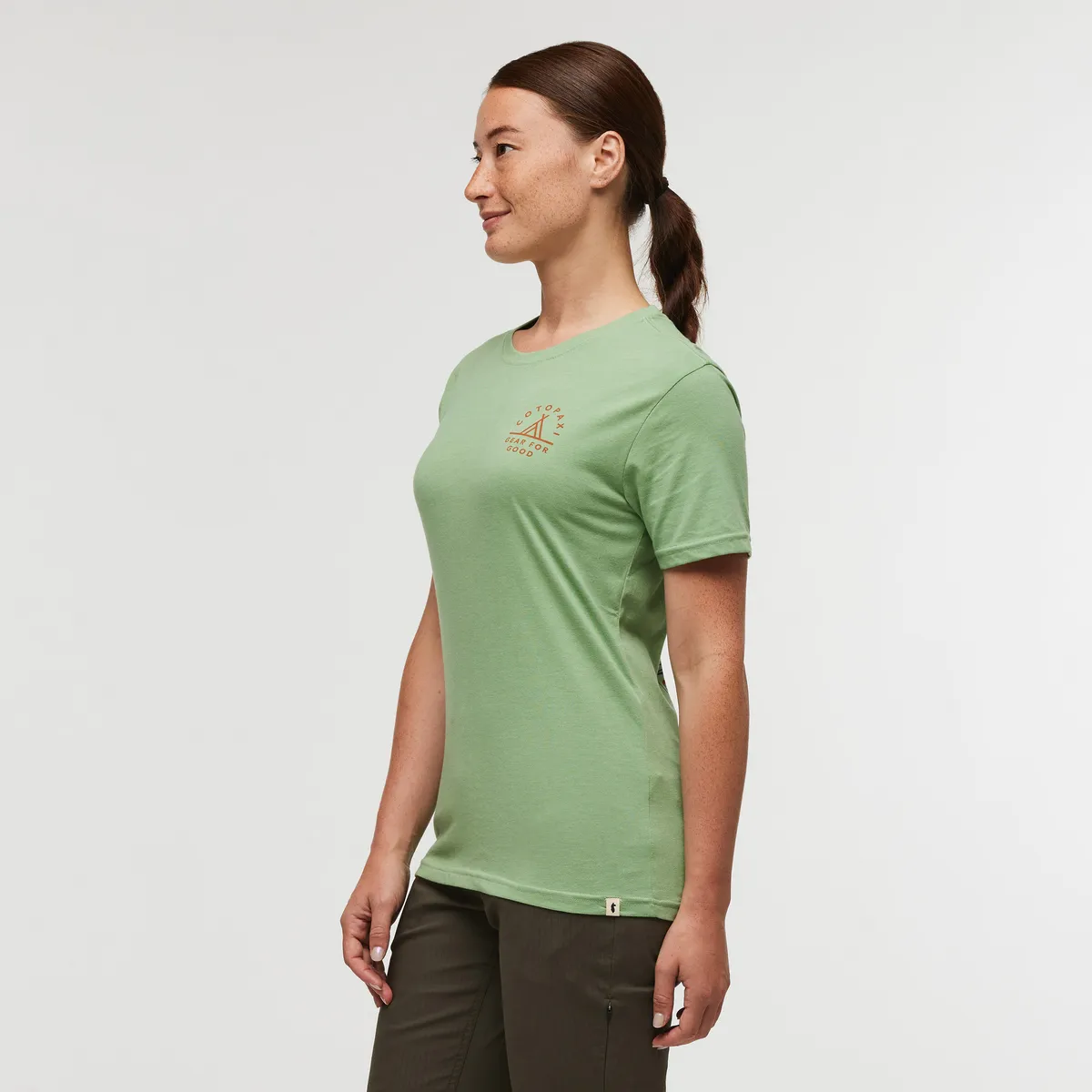 Cotopaxi Llama Map T-shirt femme Graphite coton doux