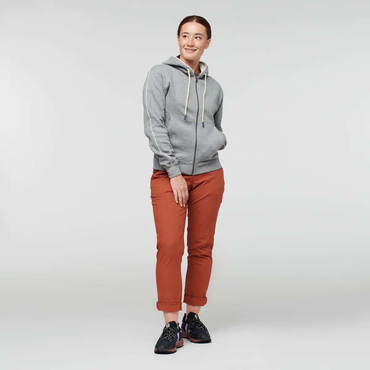 Cotopaxi Do Good sweat femme Heather Grey coton bio
