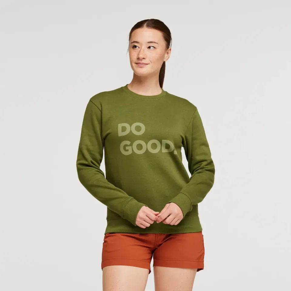 Cotopaxi Do Good Crew sweat femme Wheat coton bio