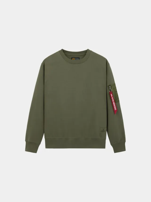 Alpha Industries Utility Pocket sweat OG-107 green coton