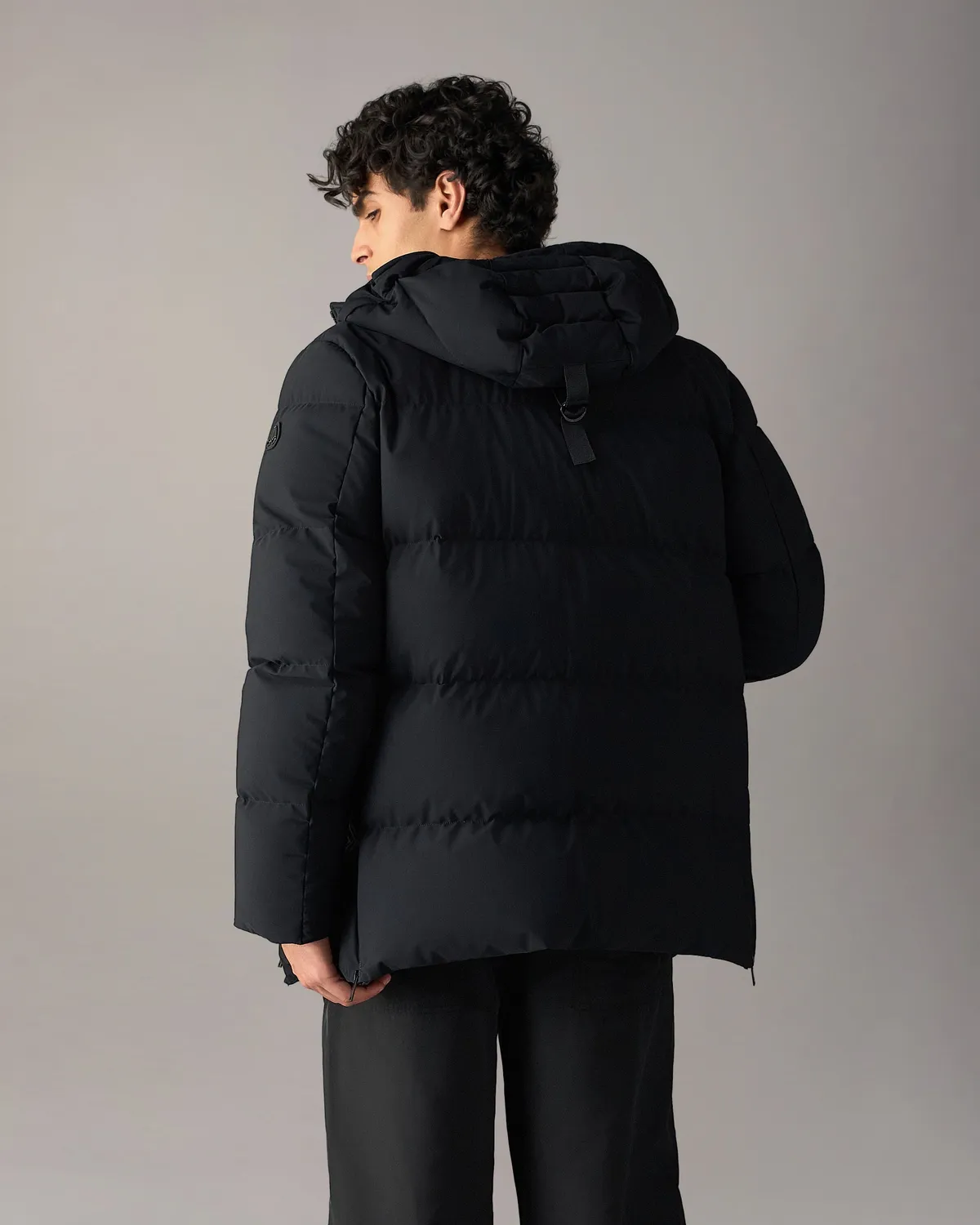 Moose Knuckles Soho 3Q doudoune noire mi-longue