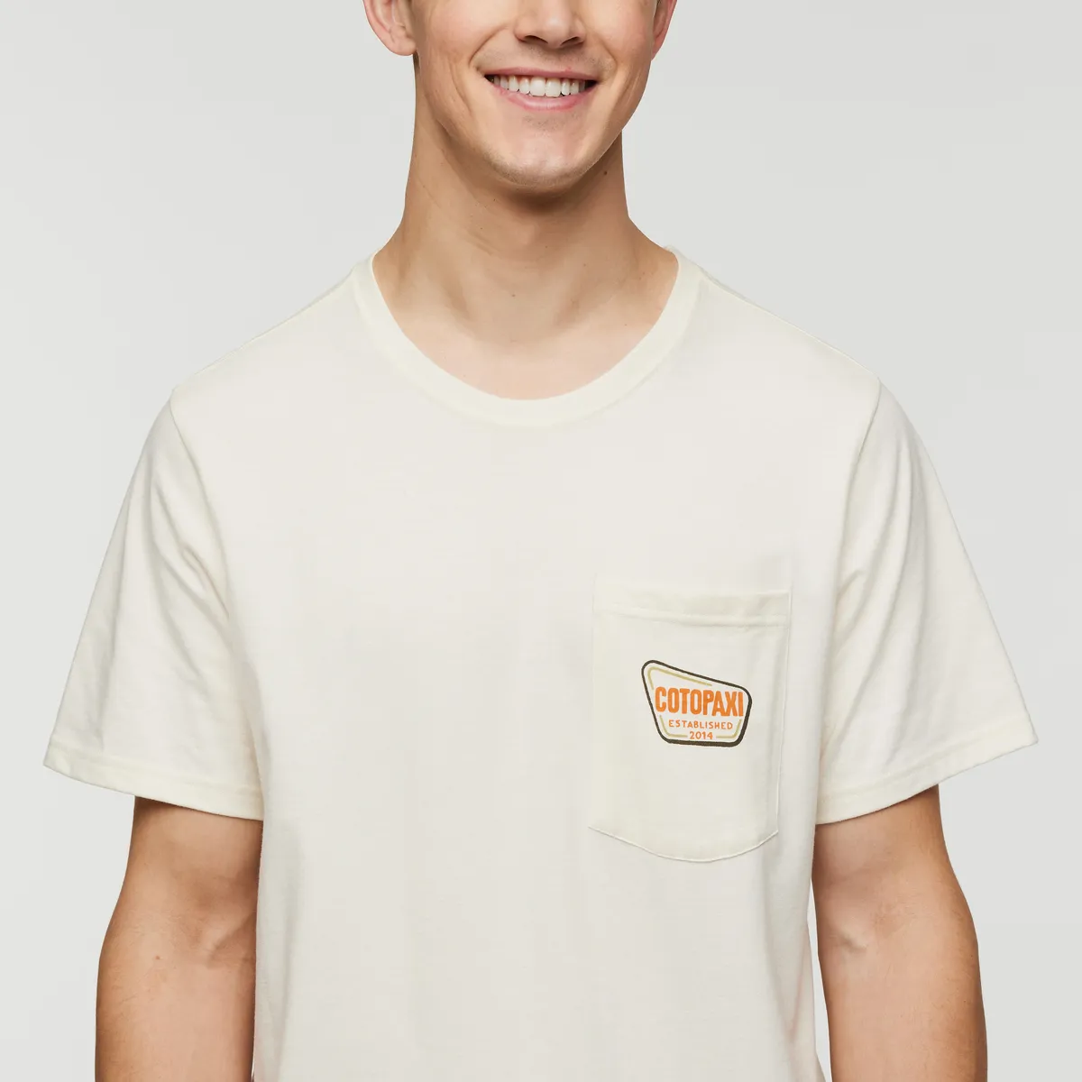 Cotopaxi Camp Life t-shirt homme Lime à poche coton