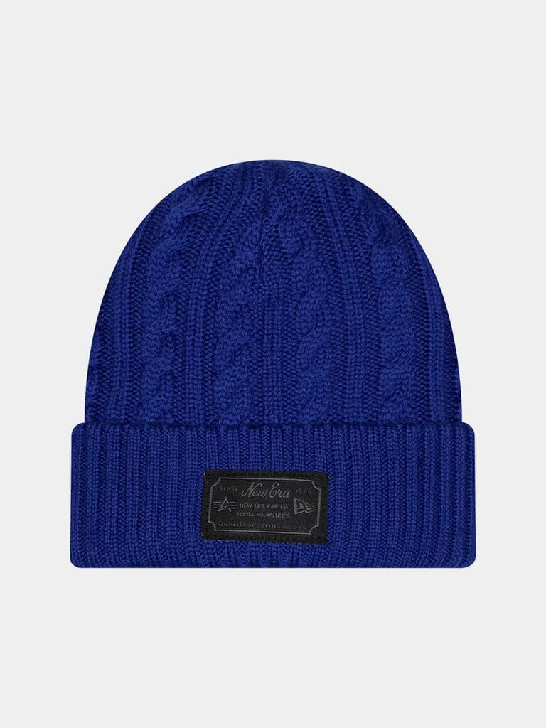 Alpha Industries Rangers New Era bonnet bleu royal